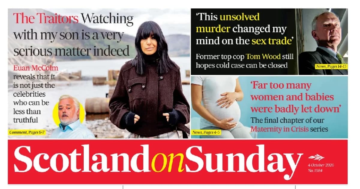 Interview with the Scotland on Sunday